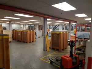 Advanced Pallet Systems LED lighting project -Bideford