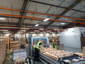 Advanced Pallet Systems LED lighting project -Bideford