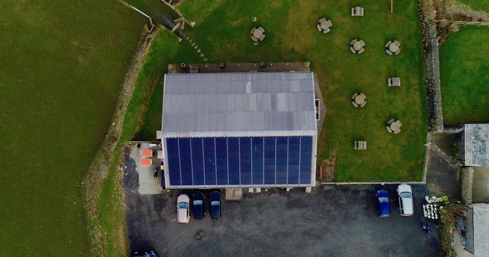 Boscastle Farm Shop solar panels