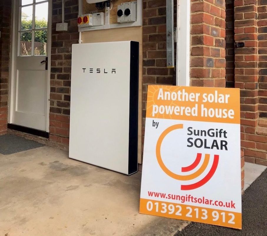 Tesla powerwall fitted