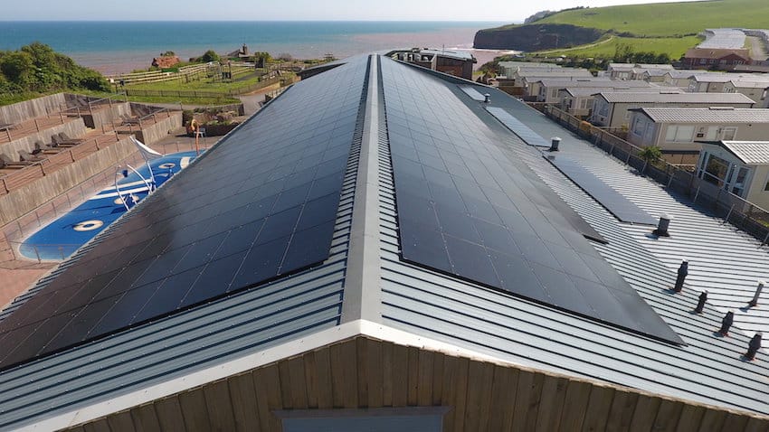 Commercial Solar Installation Ladram Bay Holiday Park