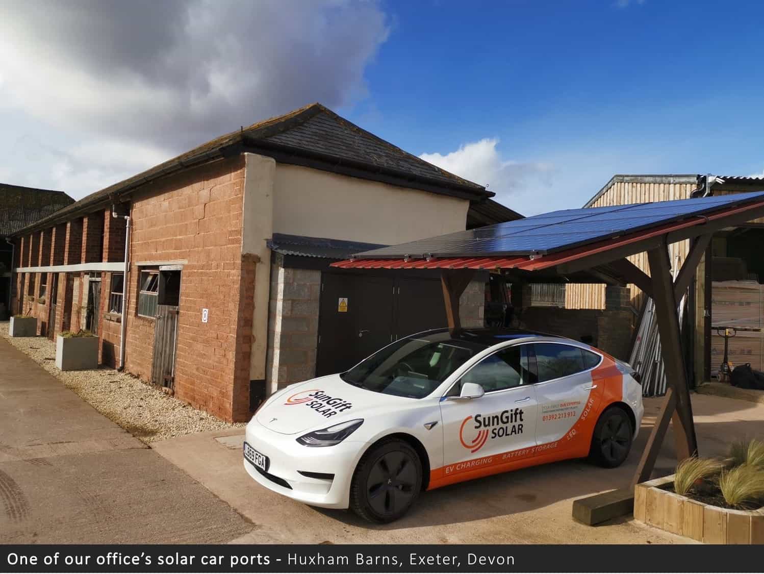 Huxham solar car port