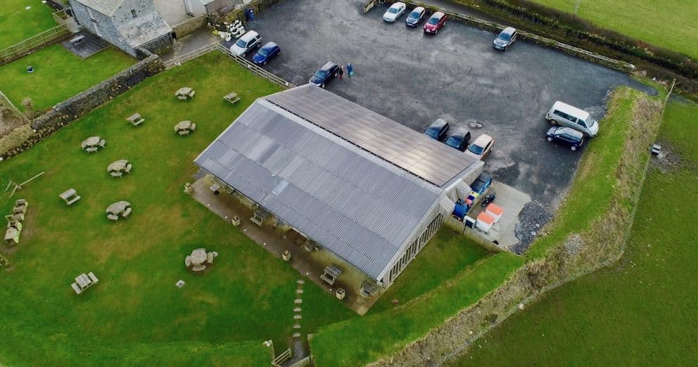 Boscastle Farm Shop solar panels