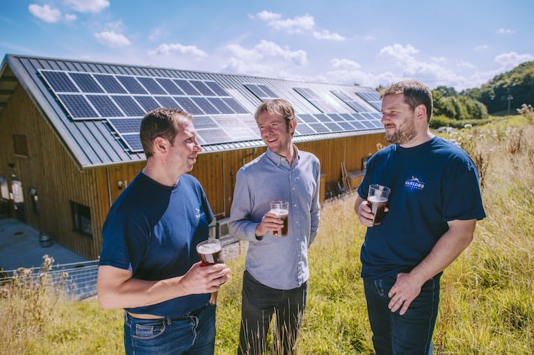 Hanlons Brewery solar panels