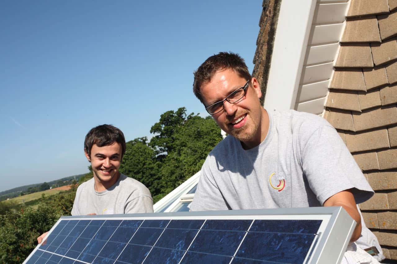 solar panel fitting