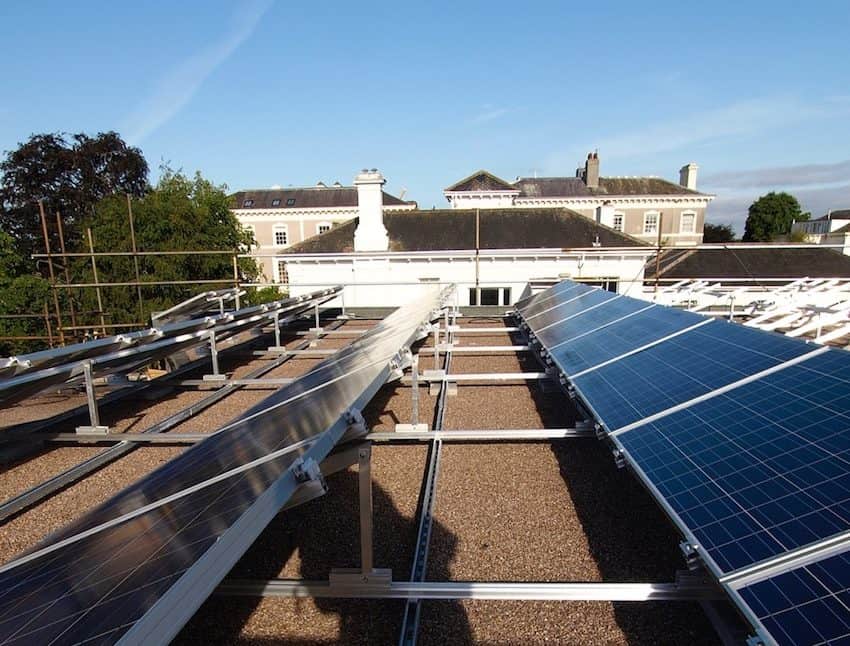 Exeter School solar panels