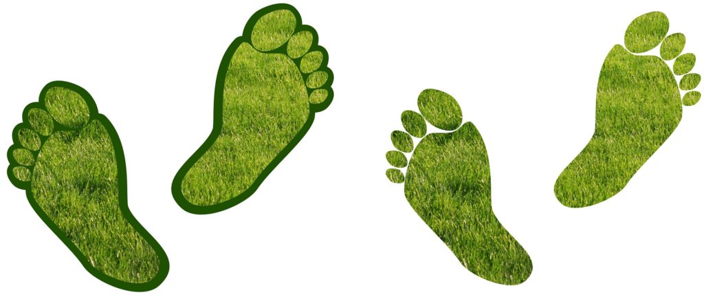 green footprints