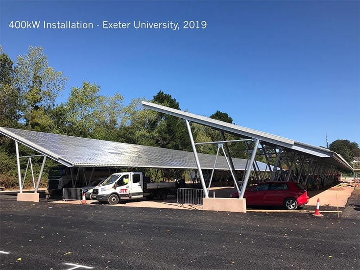 Exeter Uni Carport Marked Up